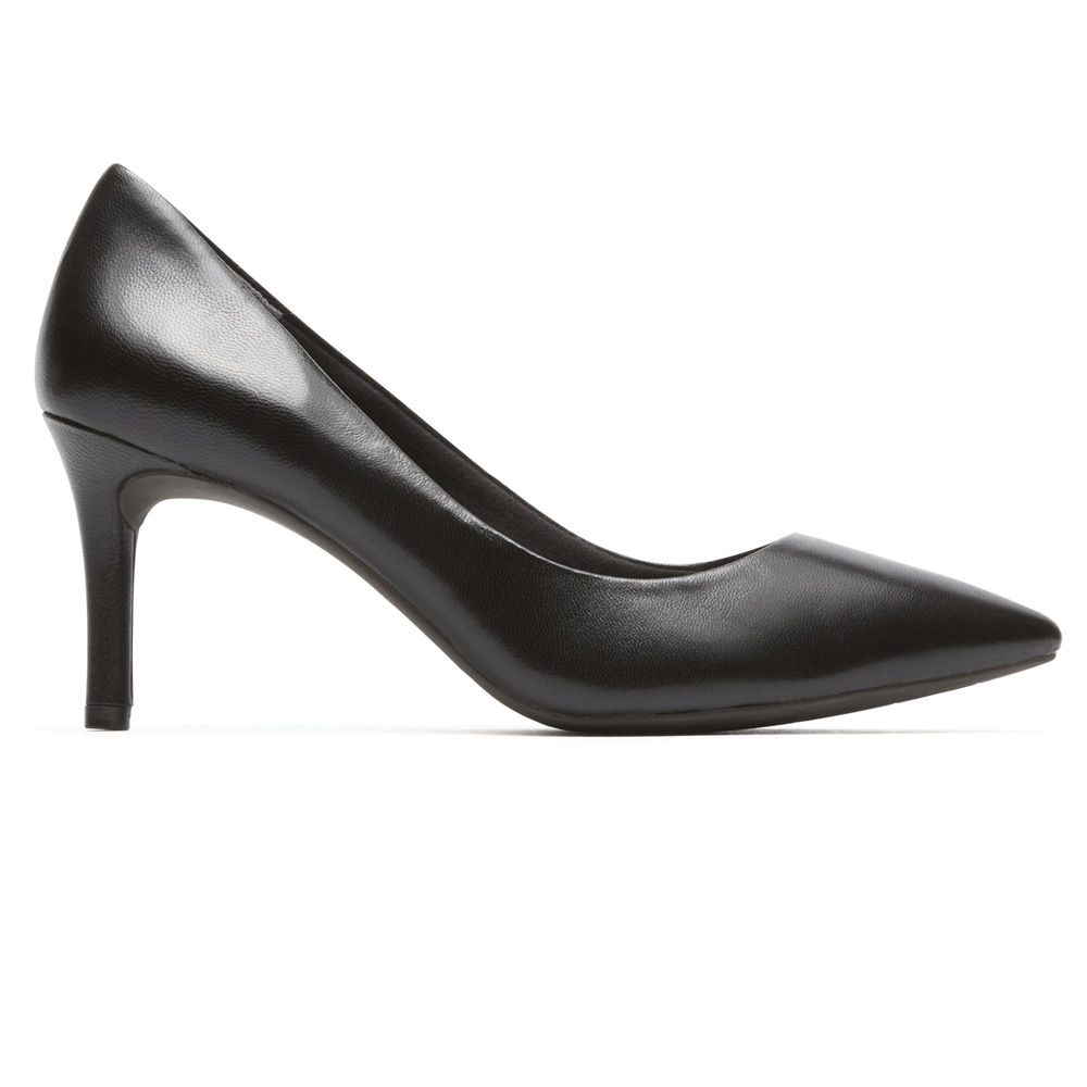 Rockport Hæler Sko Dame Svart - Total Motion 75Mm Pointed Toe - BPCG50216